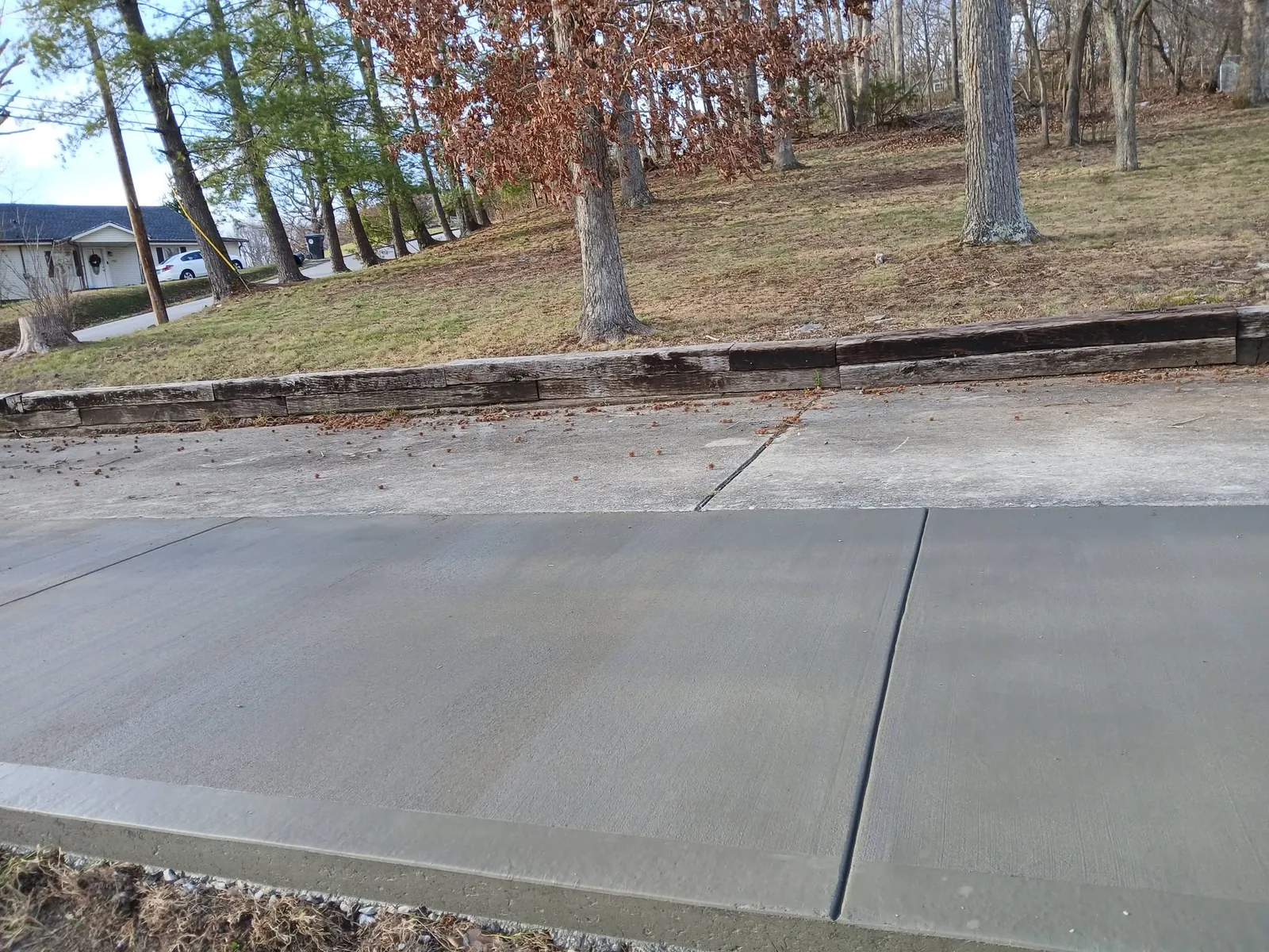 Concrete slab finish